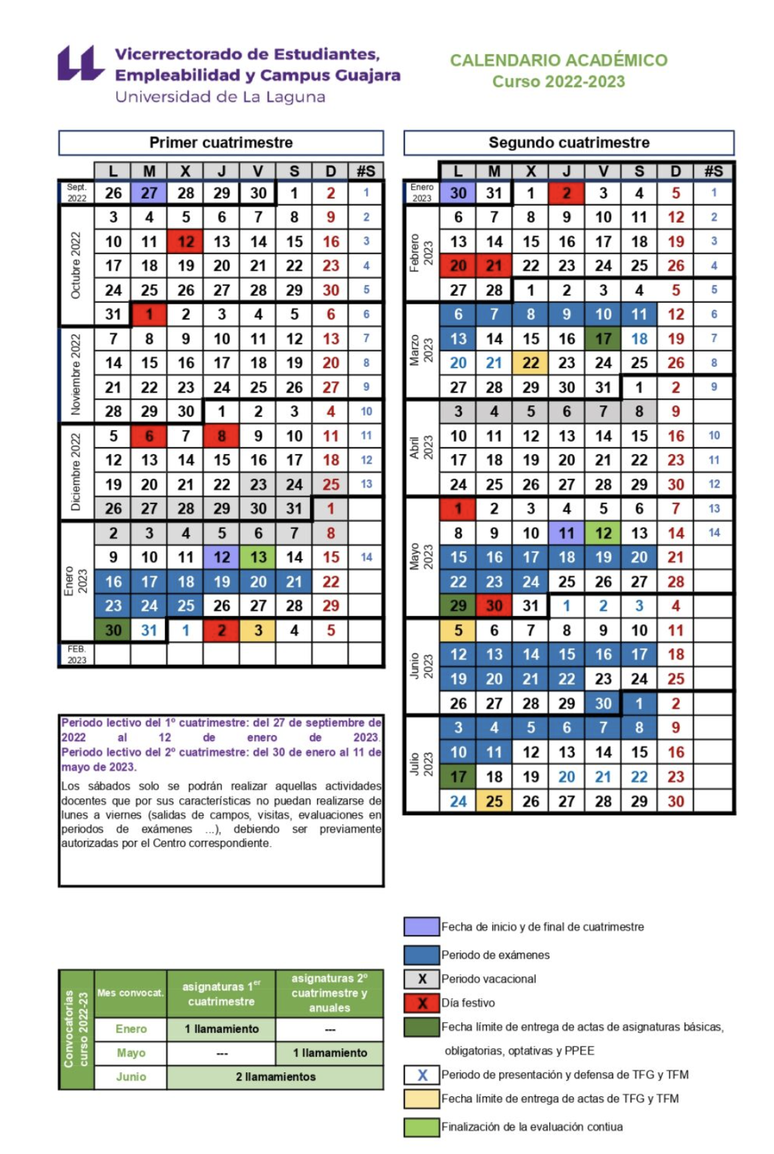 Calendario Académico